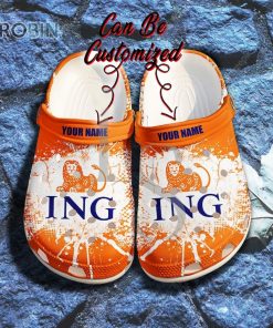 ING Ink Splash Grunge Personalized Crocs