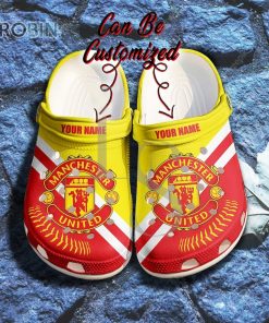 Manchester United Custom Name Classic Crocs