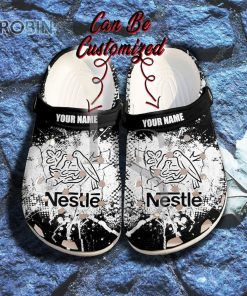 Nestle Ink Splash Grunge Personalized Crocs Shoes