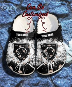 Peugeot Ink Splash Grunge Personalized Crocs Shoes