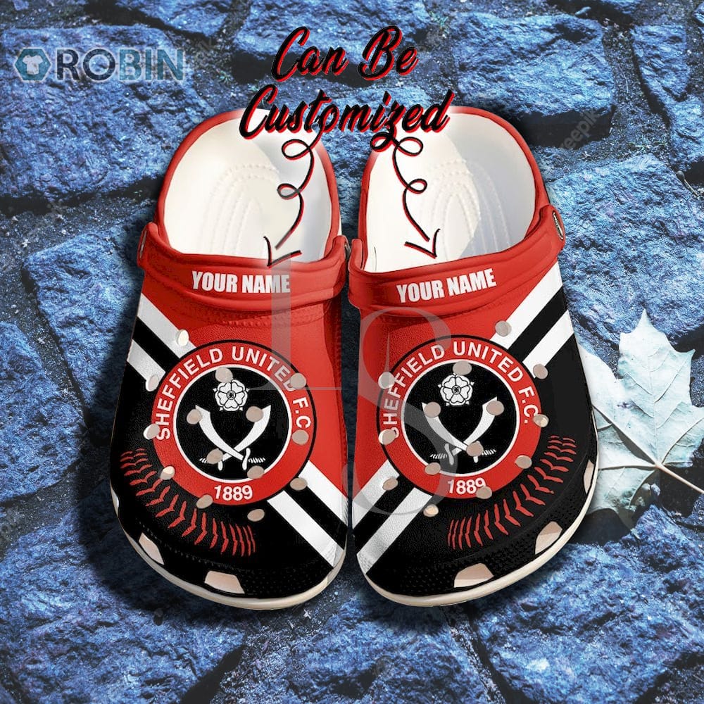 Sheffield United Baseball Custom Name Crocband Crocs Shoes, Gift Crocs Shoes For Men Women