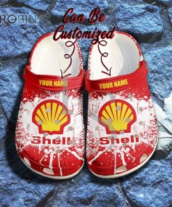 Shell Company Ink Splash Grunge Personalized Crocs Shoes, Gift Crocs Shoes For Men Women