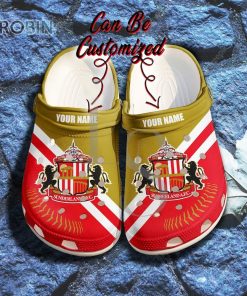 Sunderland FC Custom Name Crocband Crocs