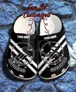 Swansea City FC Custom Name Crocband Crocs Swansea City FC Custom Name Crocband Crocs