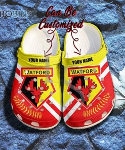 Watford FC Custom Name Crocband Crocs Shoes