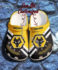 Wolves FC Football Custom Name Crocband Crocs Shoes