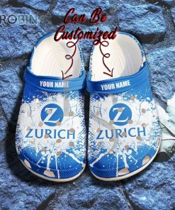 Zurich Ink Splash Grunge Personalized Crocs Shoes