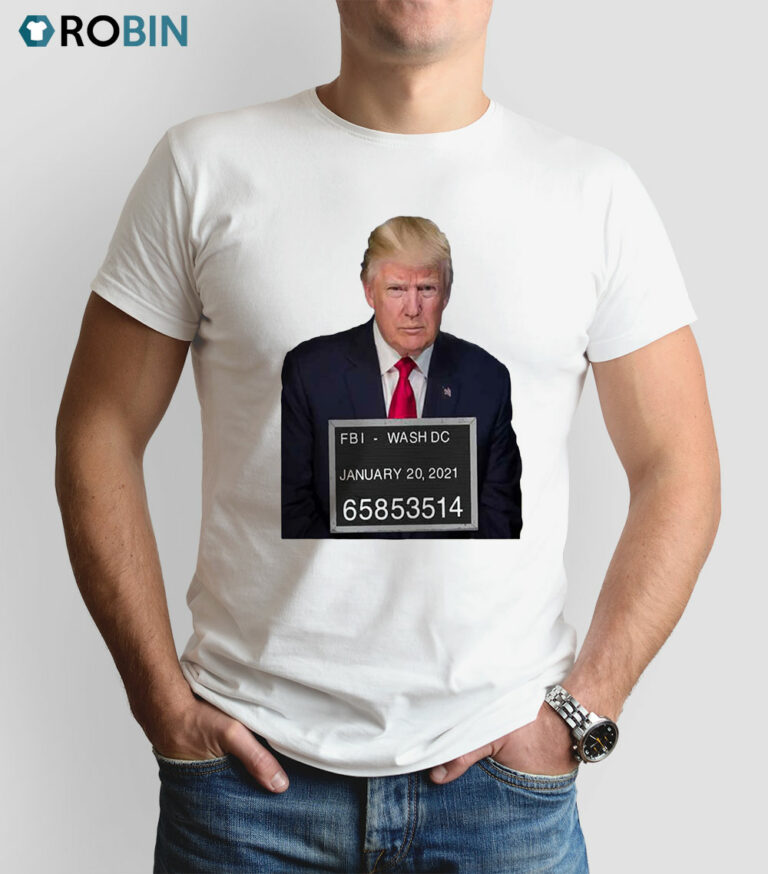 Donald Trump Mugshot Funny Political Shirt