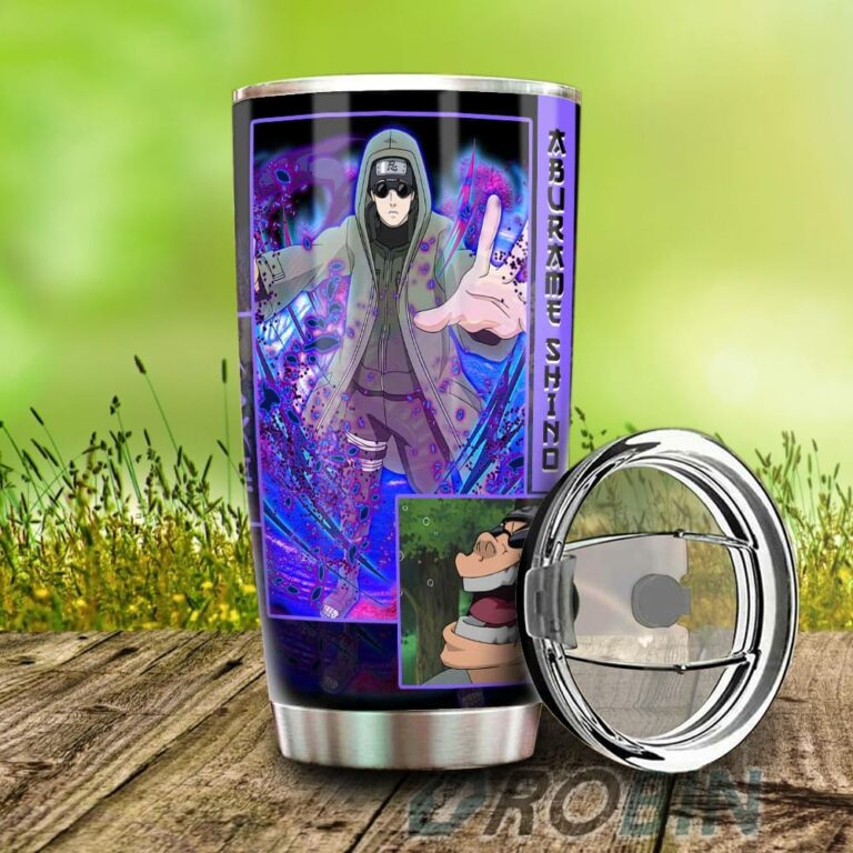 Aburame Shino Stainless Steel Tumbler Cup Custom Anime