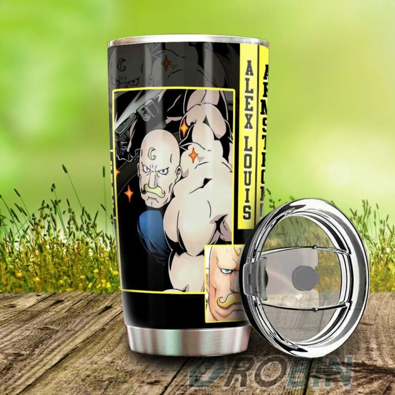 Alex Louis Armstrong Stainless Steel Tumbler Cup Custom Fullmetal Alchemist Anime