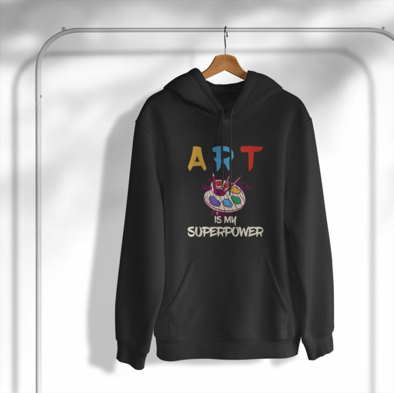 Art Is My Superpower Funny Painter & Artist Gifts Shirt