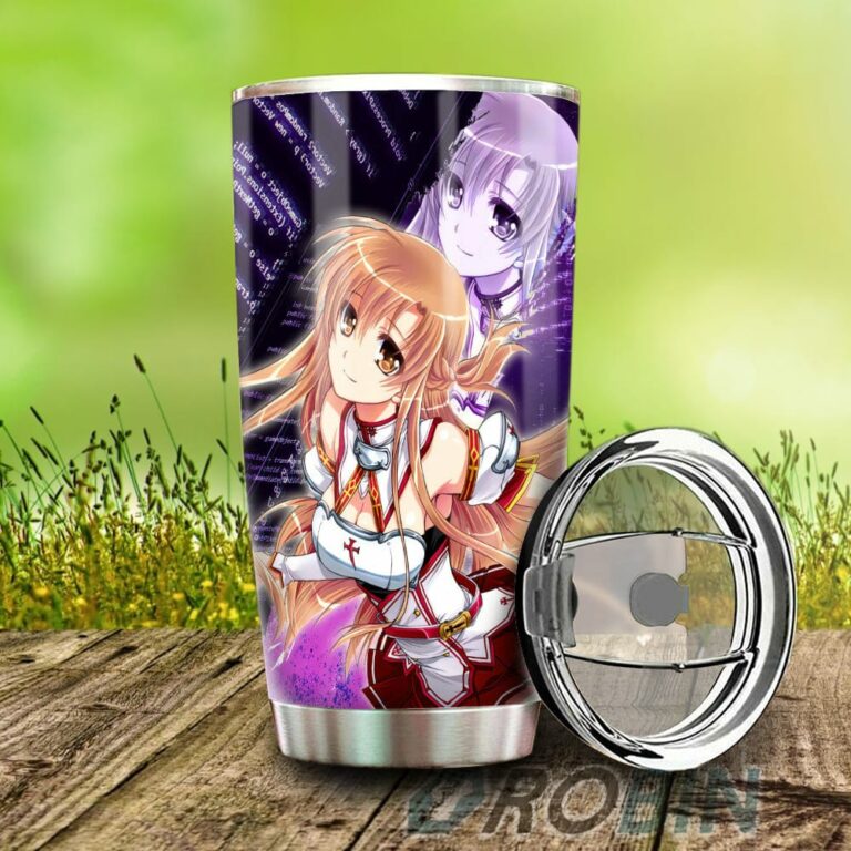 Asuna Yuuki (Asuna) Stainless Steel Tumbler Cup Custom Sword Art Online Anime