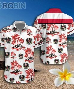 Austria National Football Team Hawaiian Shirt And Shorts