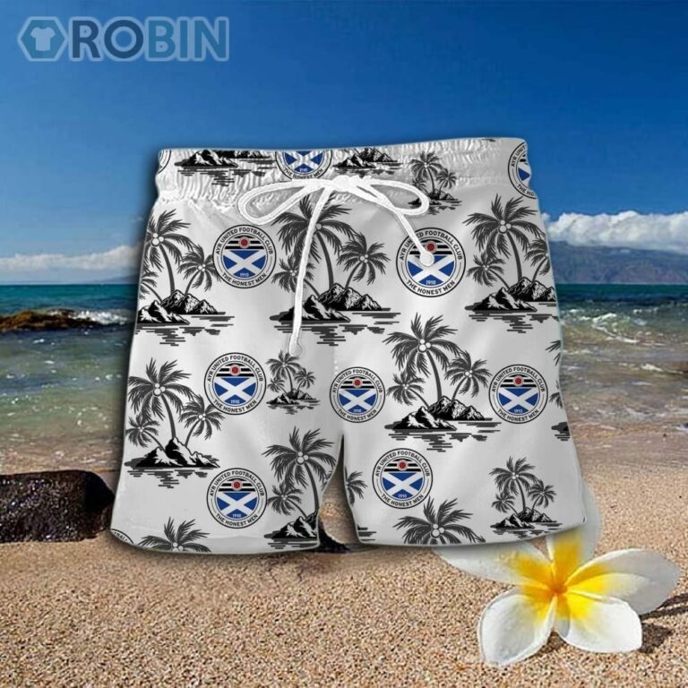 Ayr United FC 3D Hawaiian Shirt And Shorts