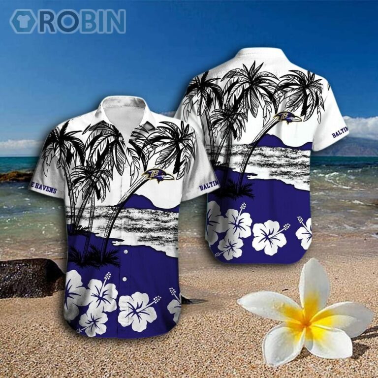 Baltimore Ravens Hawaiian Shirt And Shorts
