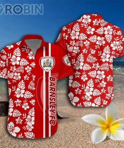 Barnsley FC 3D Hawaiian Shirt And Shorts