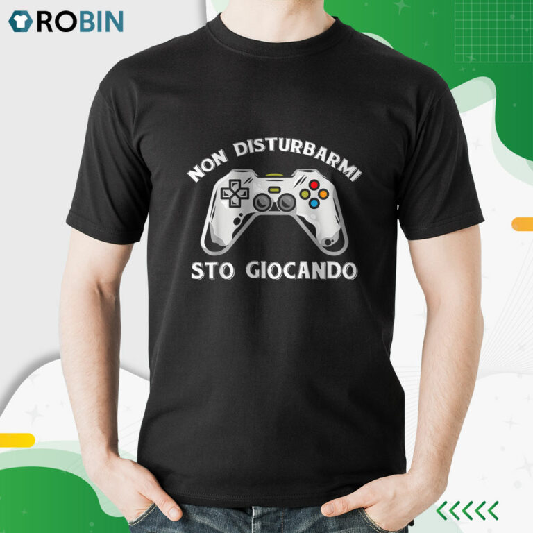 Controller Non Disturbarmi Sto Giocando Idea Regalo Gaming Maglietta