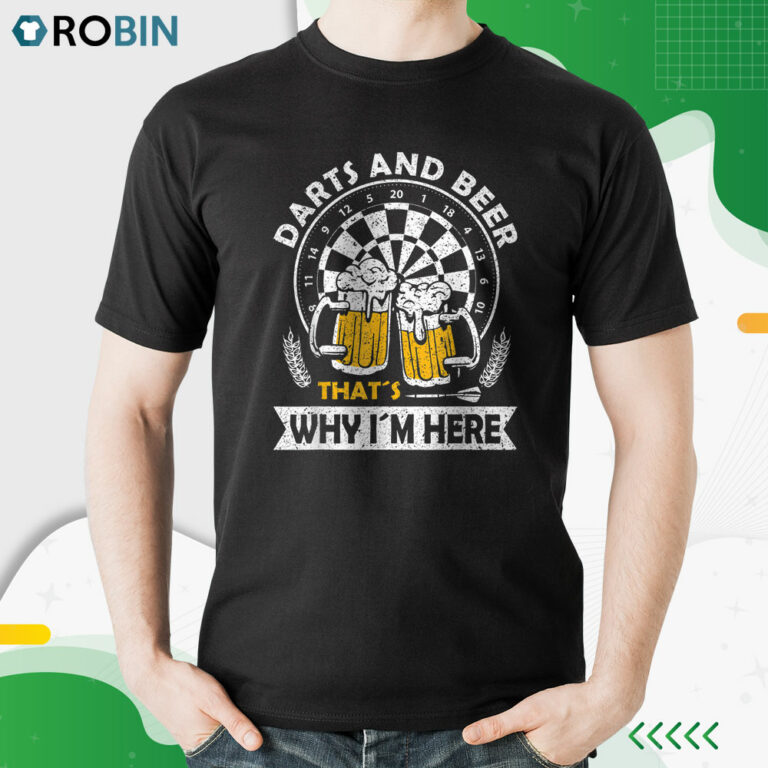 Dart Player Dart Board One Dart Competition Arrow Darting Shirt