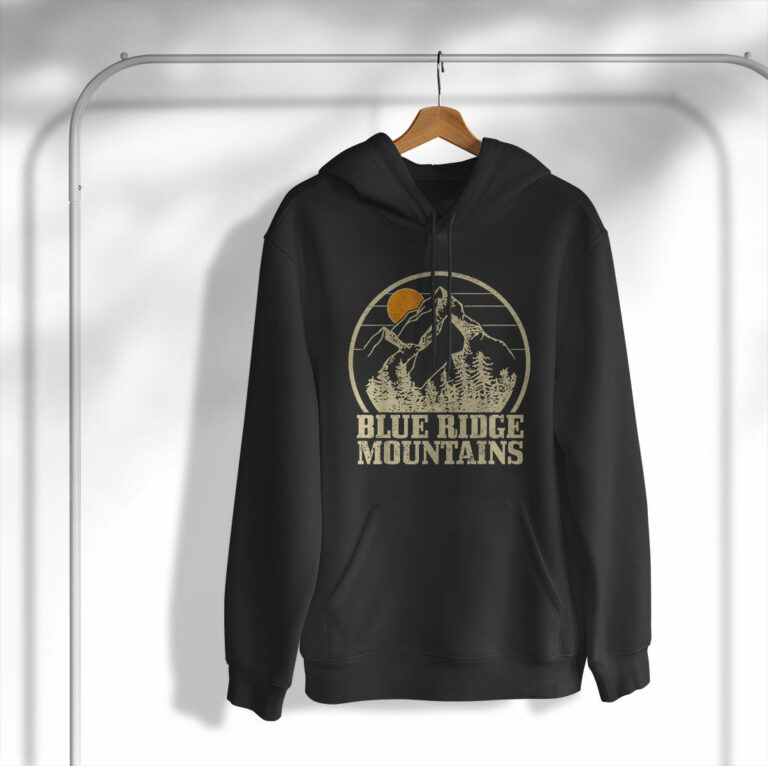 Blue Ridge Mountains Vintage Shirt, Hiking Camping Gift