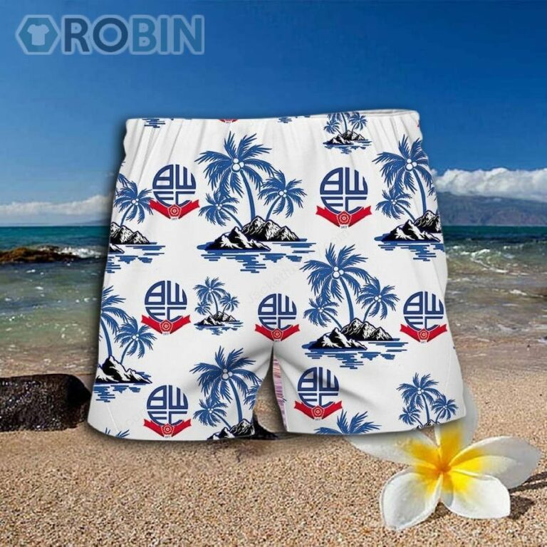 Bolton Wanderers FC Hawaiian Shirt And Shorts