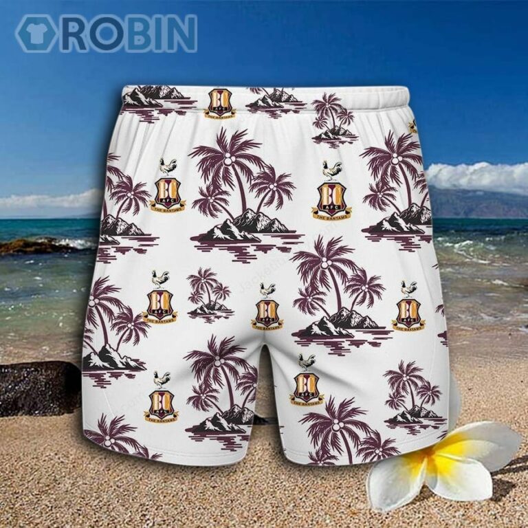 Bradford City Hawaiian Shirt And Shorts