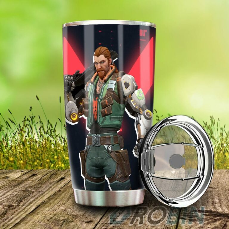 Breach Stainless Steel Tumbler Cup Custom Valorant Agent