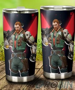 Breach Stainless Steel Tumbler Cup Custom Valorant Agent Breach Stainless Steel Tumbler Cup Custom Valorant Agent