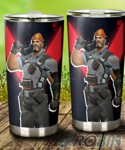 Brimstone Stainless Steel Tumbler Cup Custom Valorant Agent Brimstone Stainless Steel Tumbler Cup Custom Valorant Agent