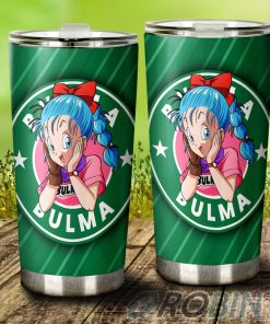 Bulma Stainless Steel Tumbler Cup Custom Dragon Ball Anime