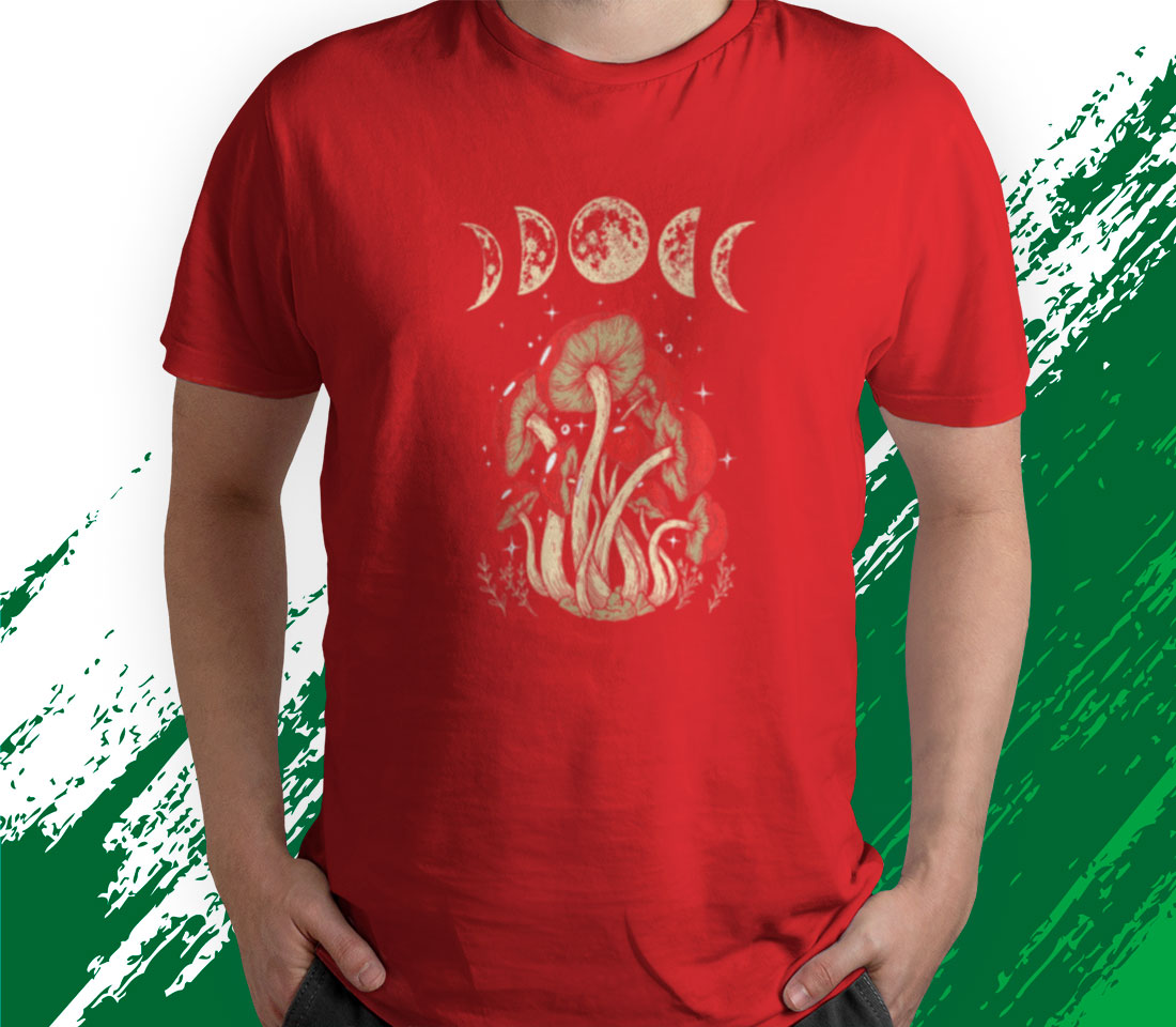 Cottagecore Mushrooms Dark Academia Goblincore Aesthetic Shirt