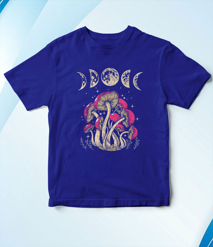 Cottagecore Mushrooms Dark Academia Goblincore Aesthetic Shirt