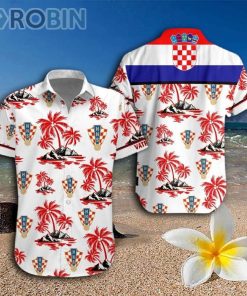 Croatia National Football Team Hawaiian Shirt And Shorts Croatia National Football Team Hawaiian Shirt And Shorts