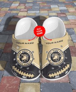 Custom Army Black Knights Football NCAA Crocs