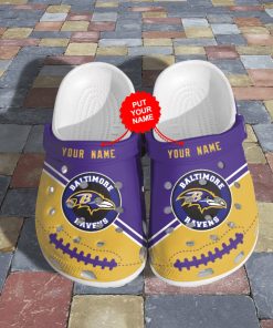 Custom Baltimore Ravens NFL Crocs