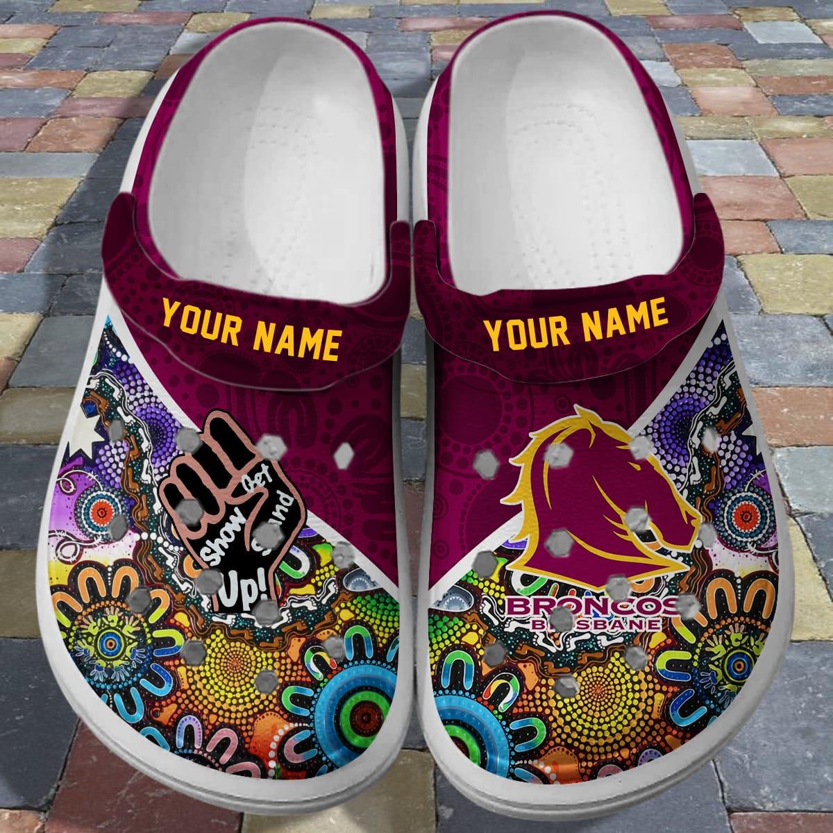 Custom Brisbane Broncos Crocs RobinPlaceFabrics   Custom Brisbane Broncos Crocs Otd2p0 