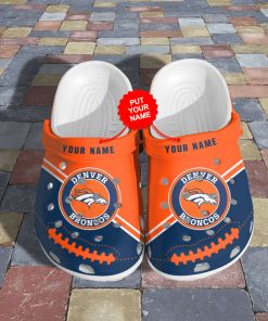 Custom Denver Broncos NFL Crocs