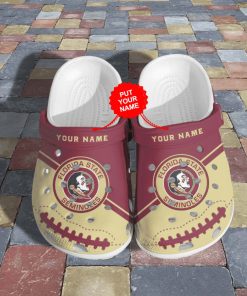 Custom Florida State Seminoles Football NCAA Crocs