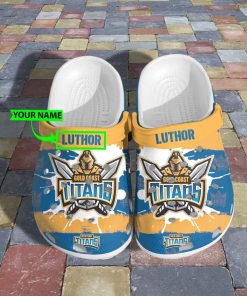 Custom Gold Coast Titans NRL Crocs