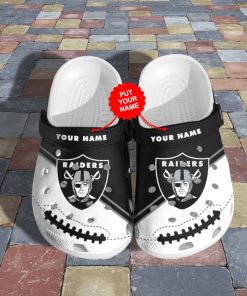 Custom Las Vegas Raiders NFL Crocs