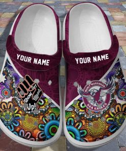 Custom Manly Warringah Sea Eagles Crocs Custom Manly Warringah Sea Eagles Crocs