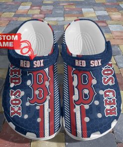 Custom Name Boston Red Sox Crocs
