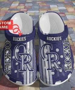 Custom Name Colorado Rockies Crocs