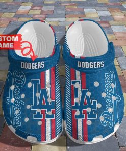 Custom Name Los Angeles Dodgers Crocs