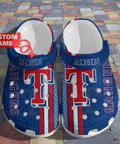 Custom Name Texas Rangers Crocs