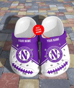Custom Northwestern Wildcats Football NCAA Crocs