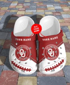 Custom Oklahoma Sooners Football NCAA Crocs