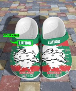 Custom South Sydney Rabbitohs NRL Crocs