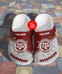 Custom Texas A&M Aggies Football NCAA Crocs