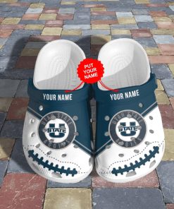 Custom Utah State Aggies Football NCAA Crocs