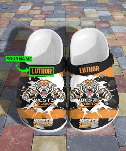 Custom Wests Tigers NRL Crocs